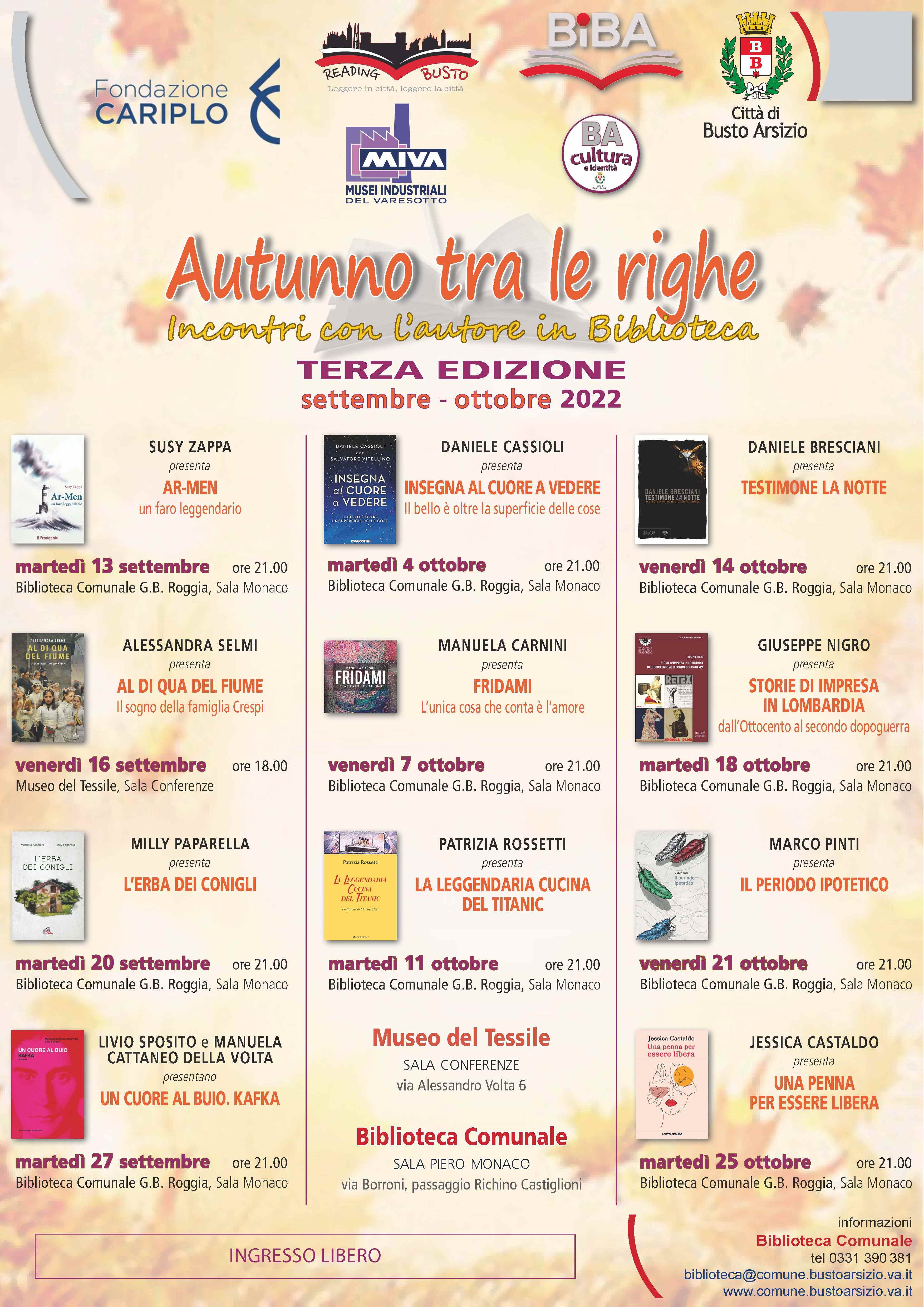Autunno tra le righe 2022