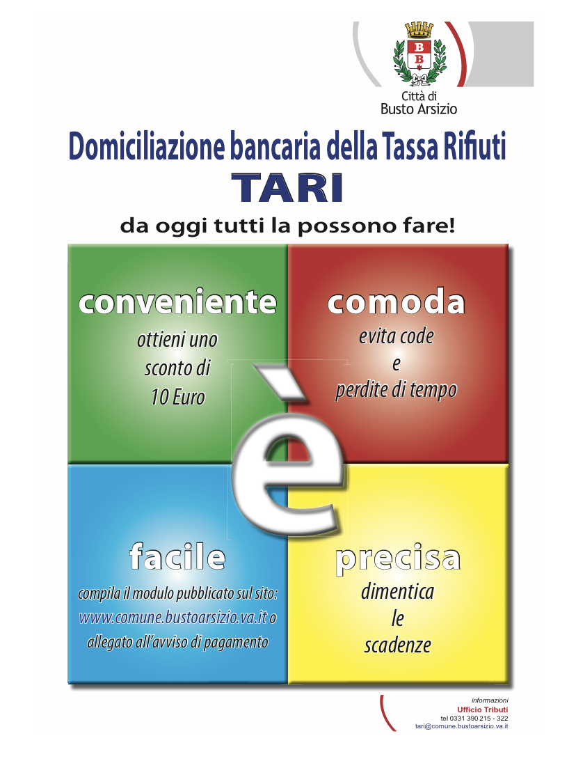 Domiciliazione Tari