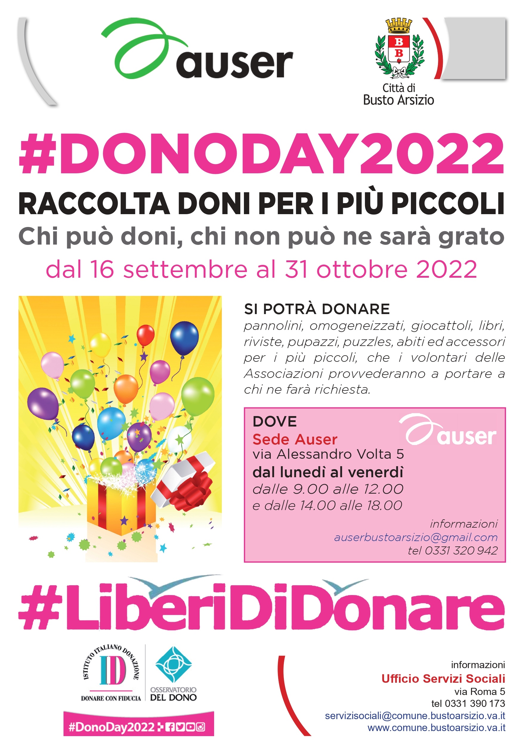 Dono day 2022 Raccolta doni JPEG