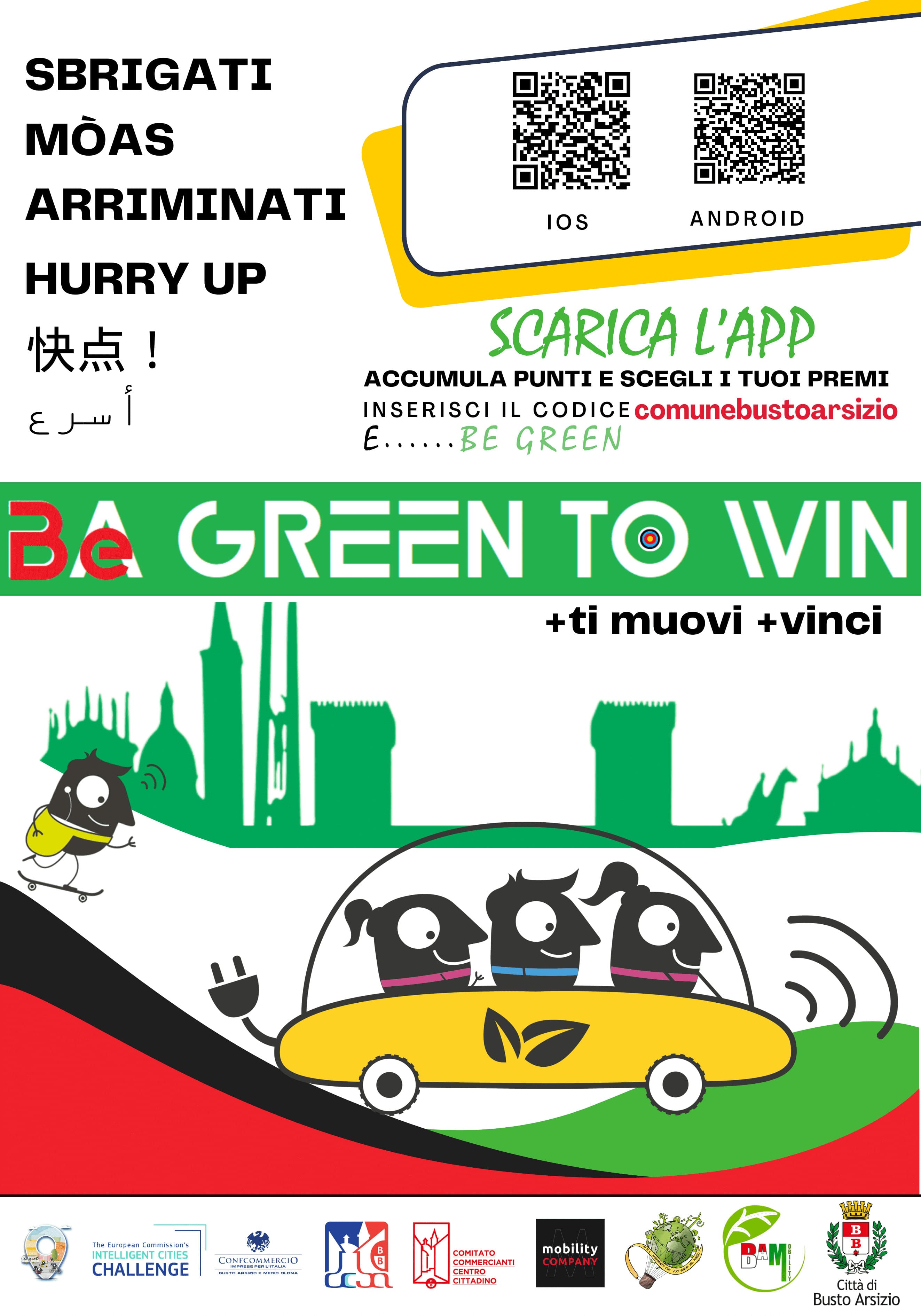 Green to win 1